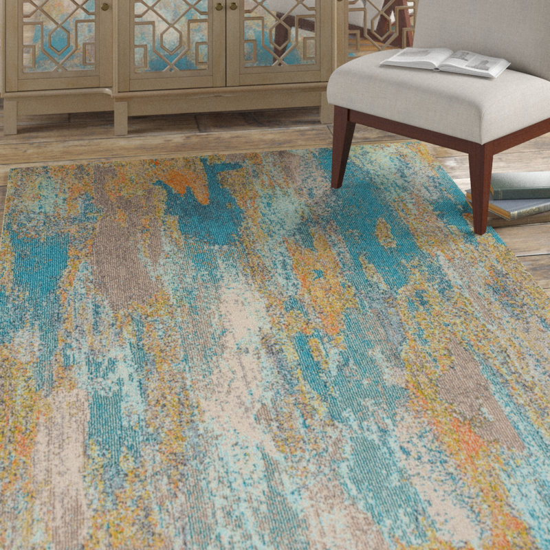 Quinlan Abstract Area Rug, Rectangle 160 x 231cm