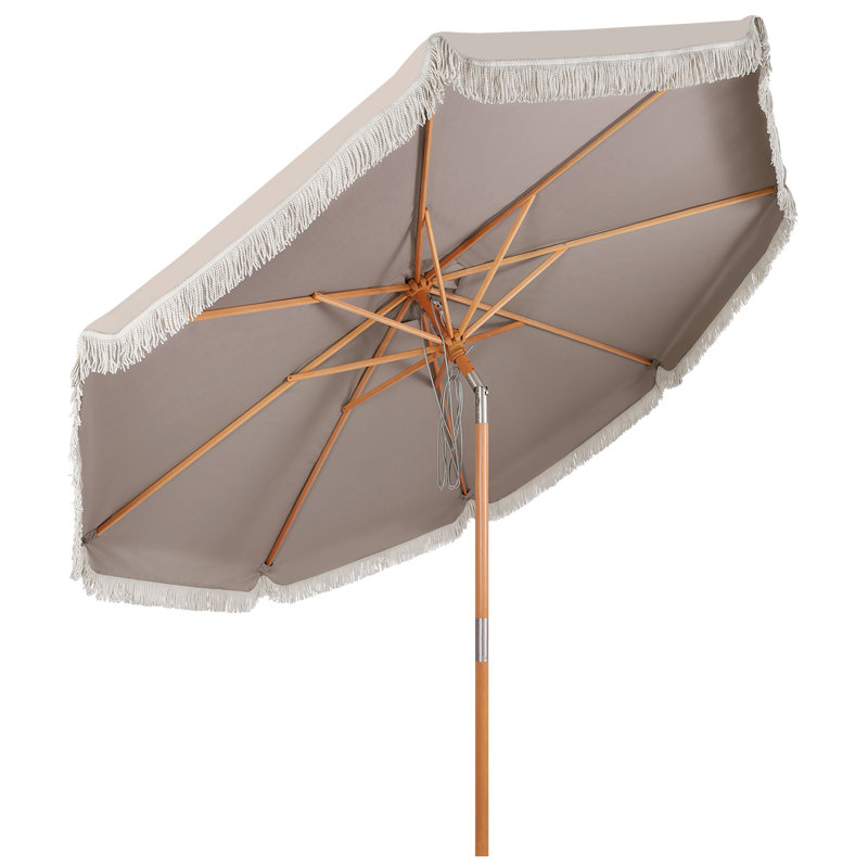 Briahnna 300cm Tilt Market Parasol, Taupe