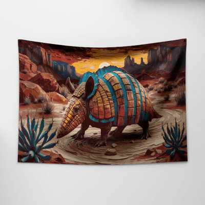 Tapisserie murale «Southwestern Animals» Armadillo 3