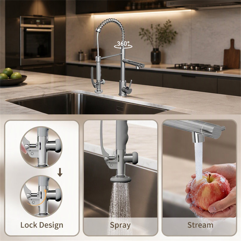ROBOHIGH Kitchen Faucet Side Spray