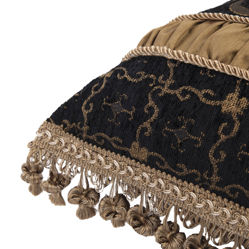 China Art Polyester Sham, Black