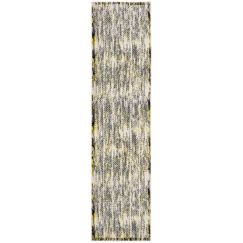 Tapis gris Coggin, Tapis de couloir 2 pi x 8 pi