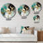Pleine horloge murale abstraite IV-93382415