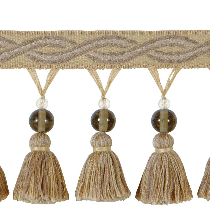 Gallagher Beaded Tassel Trim Fabric