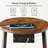 Small Round Side Table With Charging Station