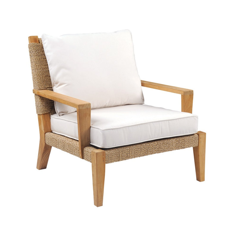 Hadley Outdoor 3 - Piece Conversation Set, Hadley Natural Rope, Canvas Canvas Sunbrella® Canvas