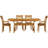 Sarah Solid Wood Top Four Leg Dining Set-16849103-16849130