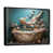 Black Floater Framed
