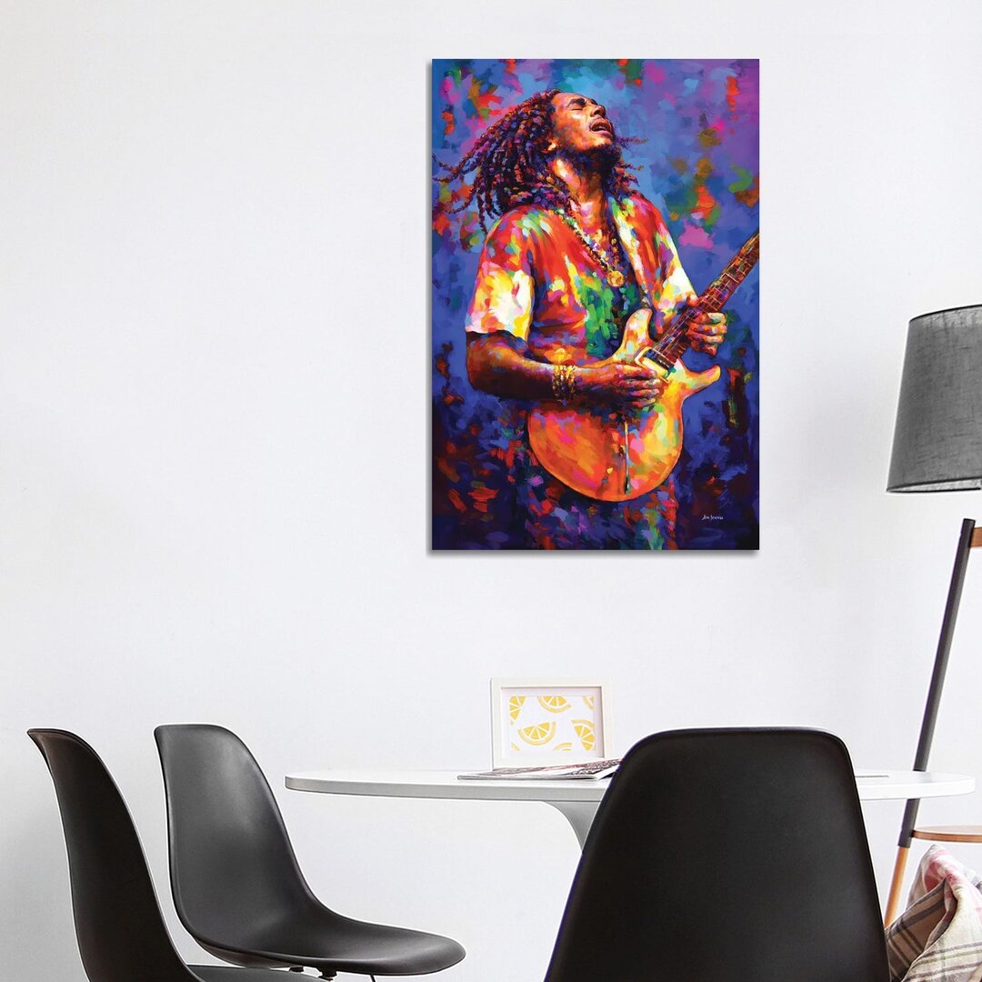 Leinwandbild Bob Marley von Leon Devenice