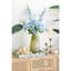 Vase en verre D6.5x12.5 ", vert