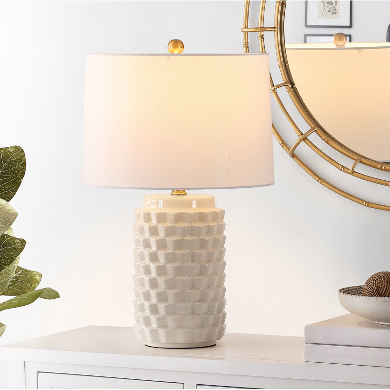 Lampe de table 22,5 po ivoire, Ivory