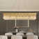 Anacelia 31.5''/39''/47'' Crystal Chandelier, Modern Kitchen Island Square/rectangle Chandelier with Crystal Accents