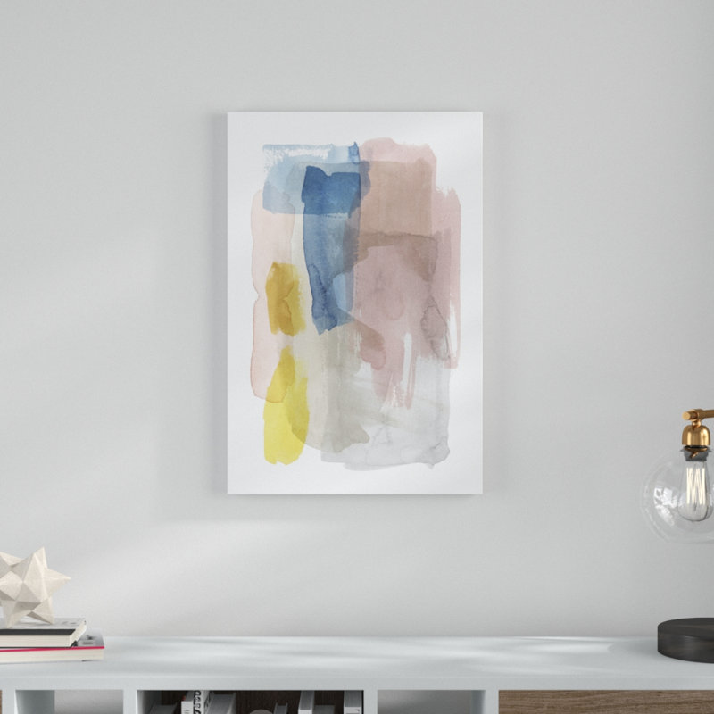 Puddle Pastel I by Grace Popp - Painting Print, Wrapped Canvas, 30cm H x 20cm W