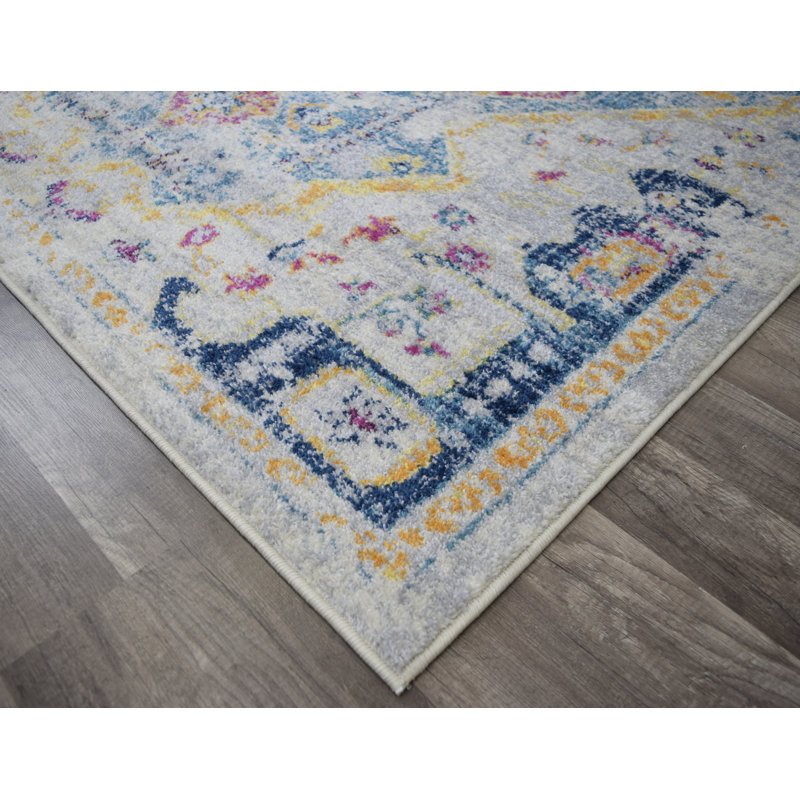 Tapis bleu Witby, Rectangulaire 2 pi 2 po x 4 pi 0 po