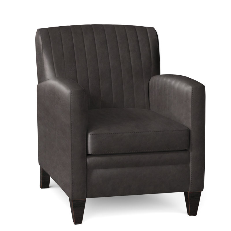 Barnabus Chair, Plantation, Outsider Raven Genuine Leather