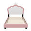 Lit princesse rembourré avec tête de lit couronne-420269134-420269133