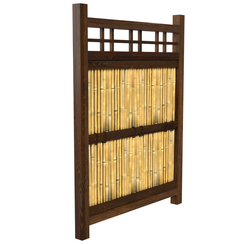 4 ft. H x 3 ft. W Japanese Kumo Fence Panel, 4 ft. H x 3 ft. W