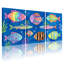 Animaux, ensemble de 3 reproductions d'art sur toile-1153006553