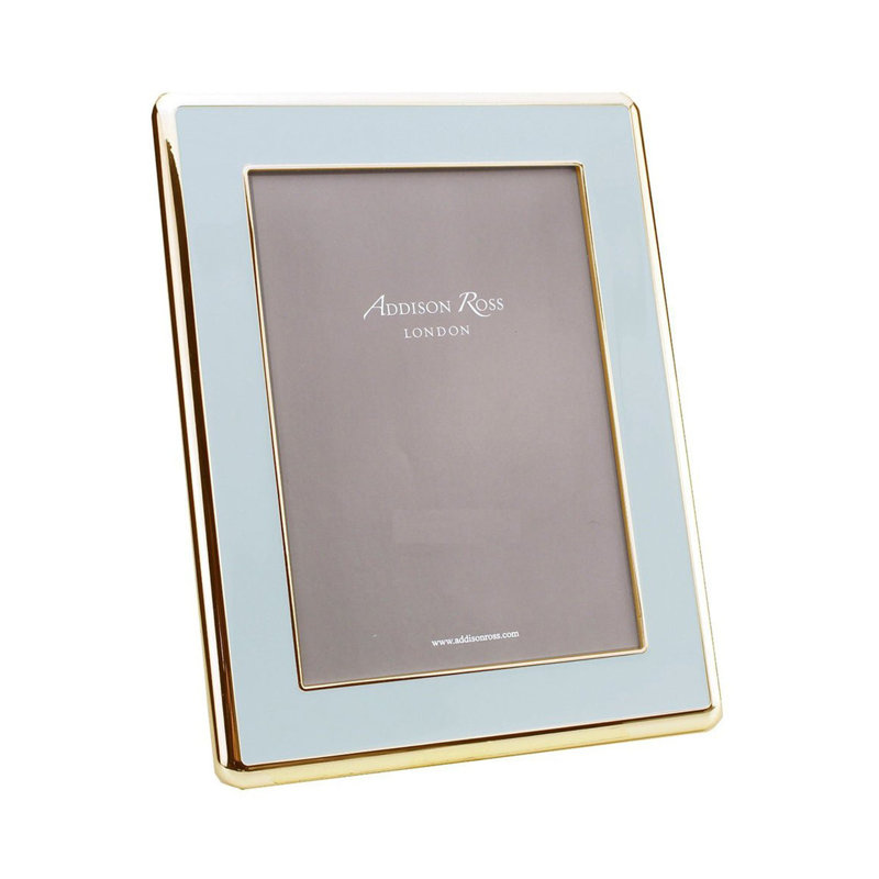 30mm Gold, 5"W x 7"H, Powder Blue