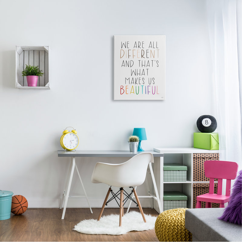 Inspirational Quote Canvas Wall Art in Multicolor, 24" x 30"