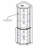 American Classical Lighted Corner Curio Cabinet - Glass Doors, Adjustable Shelves, 150LBS-1540899835