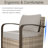 Patio Wicker Metal Conversation Set-1361591959