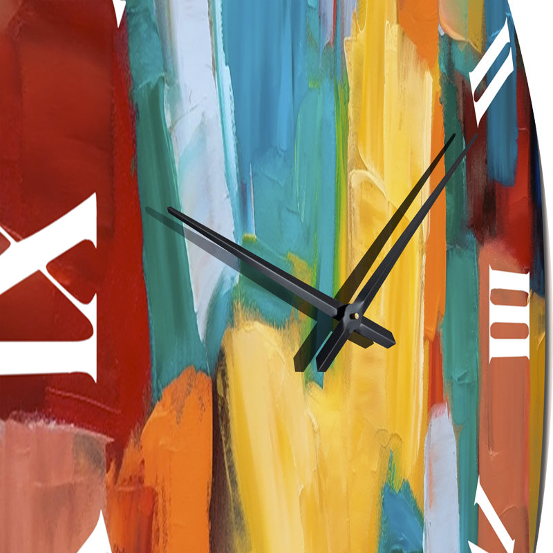 Horloge murale en métal, Moyenne