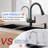 Kitchen Sink Faucet with Pull Down Sprayer 2 Handle 3 in 1 Water Filter Purifier Faucets-106373481