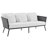 Modway Stance 3 Piece Outdoor Patio Aluminum Sectional Sofa Set-1886443651-1886443678