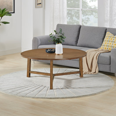 Newbury 44in Round Solid Wood Coffee Table