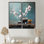 Art asiatique, jardin zen X - Art asiatique, impressions sur toile, 2 panneaux