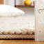 Tapis beige en laine tissé à la main Bibbee-475665598
