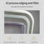 65"x24" Full Length Floor Mirror LED Whole Body Mirror, Wall Mounted