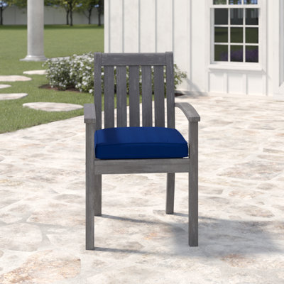 Chaise de patio empilable avec coussin Rossi