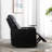 33.1'' Wide Breathable Leather Power Recliner with Arm Table and Cup Holder-940179134