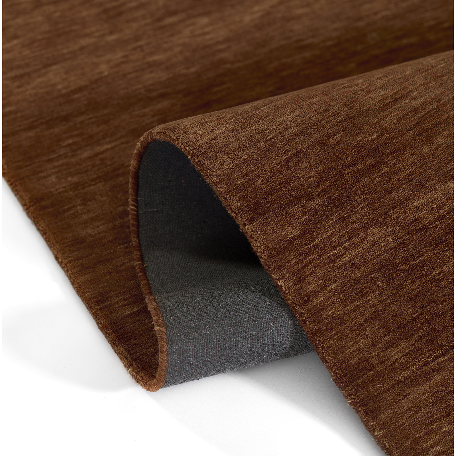 Althena Handmade Wool Copper Rug, Runner 2'3" x 8'