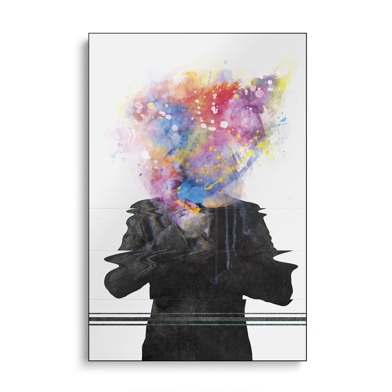 Reproduction d'art sur toile en métal Steemplix - Glitch Mob par Dieliel Taylor