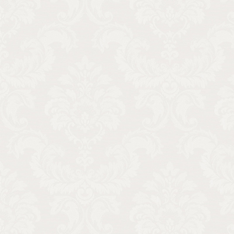 Palmwood 10m x 52.8cm Semi-Gloss Wallpaper Roll, White