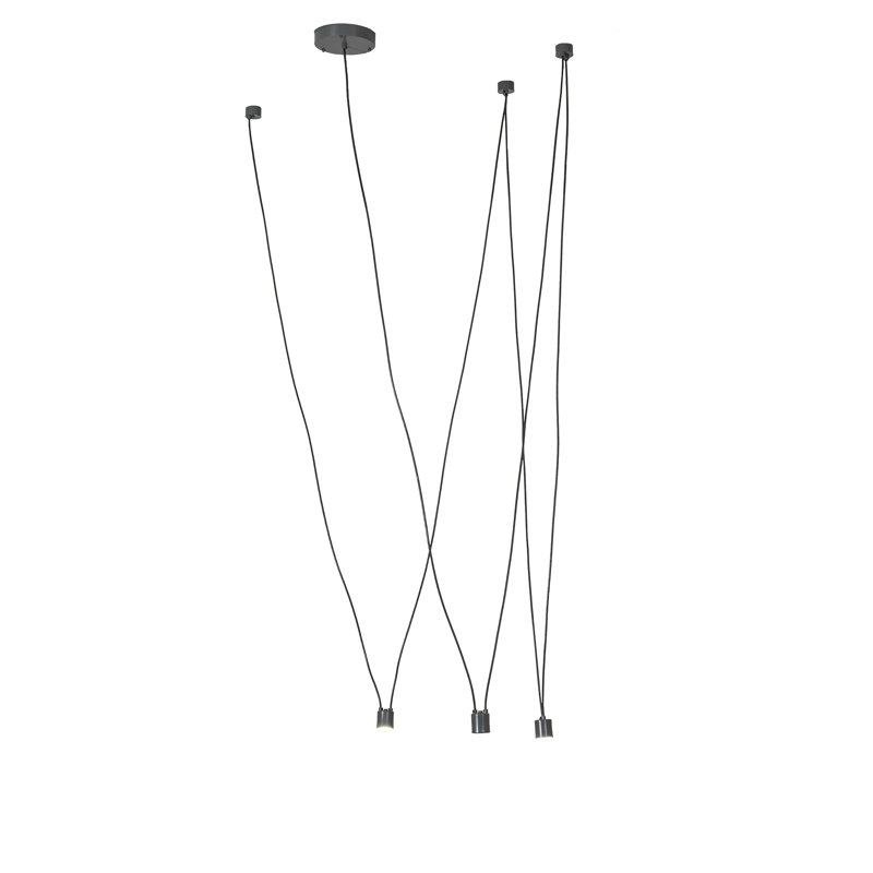 3 - Light Graphite LED Unique/Statement Pendant