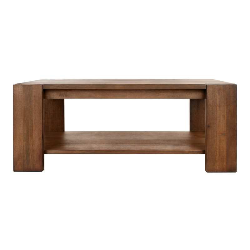 Morton Rectangular Coffee Table With Open Shelf