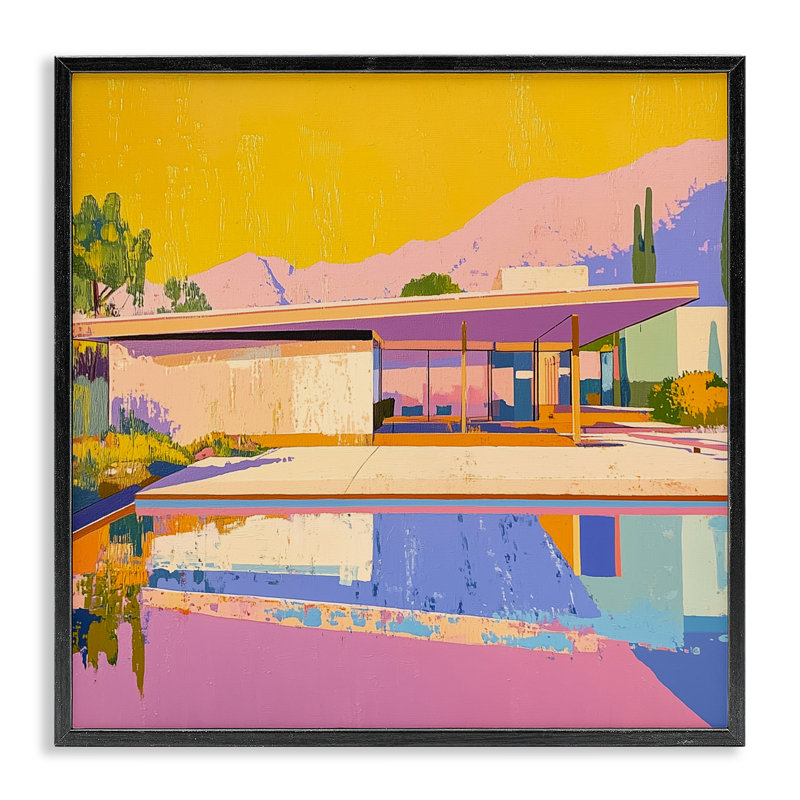 Étude de cas Vivid, Giclée encadrée noir minuit, H 24 po x l 24 po