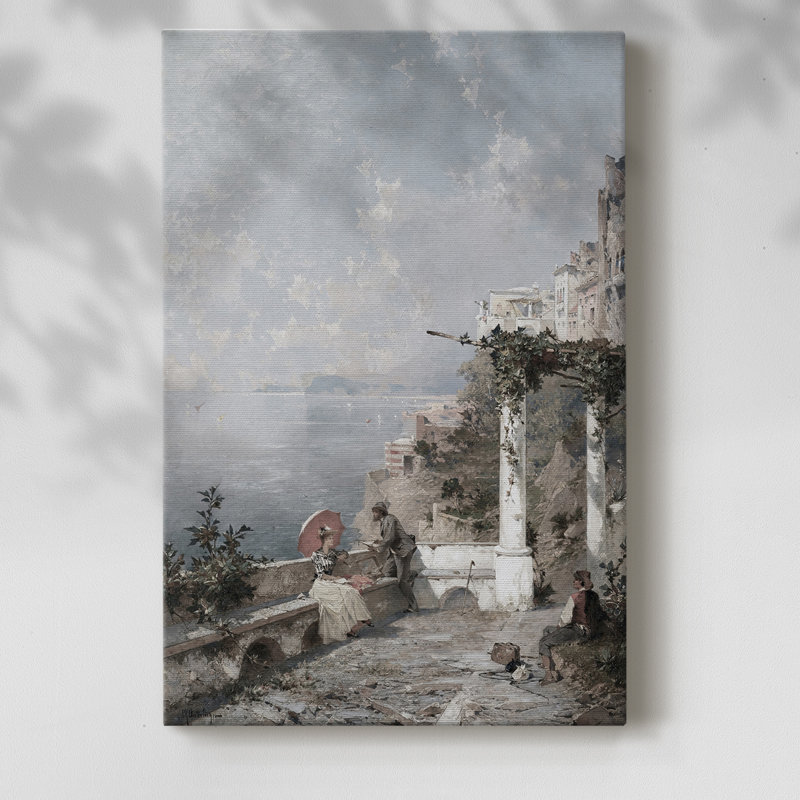 Paysage rétro CCII - galerie Cavas, H 48 po x l 32 po