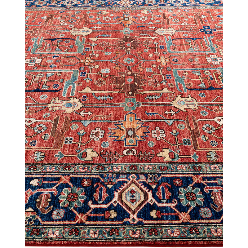 Serapi One-of-a-Kind Rectangle 8'1" X 9'11" Hand Knotted Area Rug