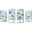 "Teal Harmony II" par Carol Robinson, ensemble de 4 reproductions sur toiles-63563095