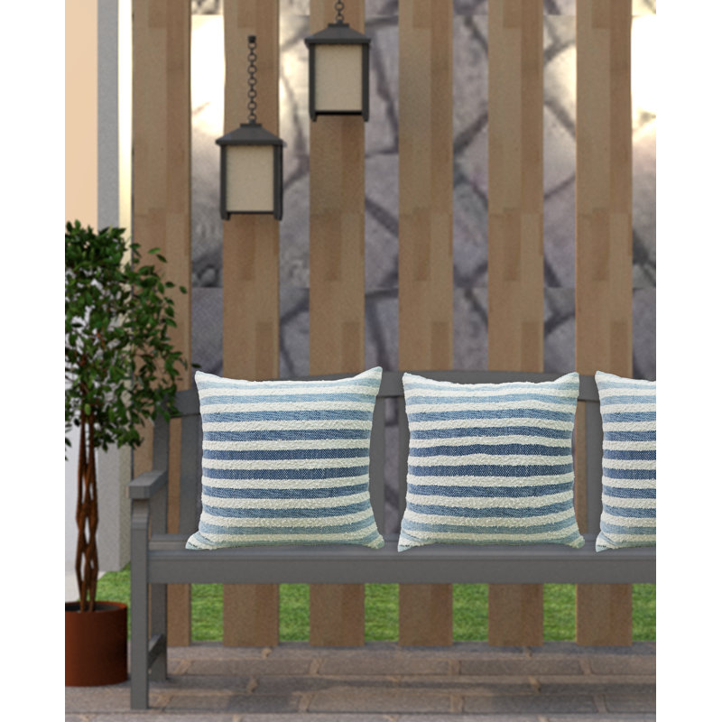Vibhsa Striped Cotton Throw Pillow