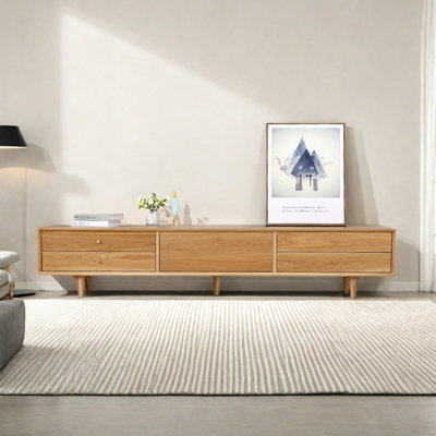 Modern Simple  Oak TV Stand