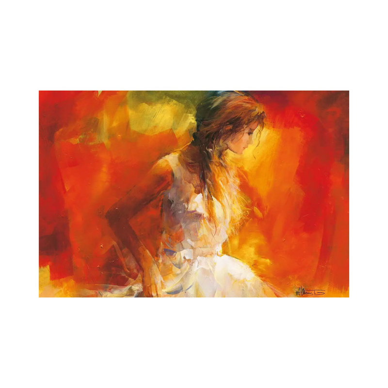 Young Girl I 1 Piece Wrapped Canvas Painting, 152.5 cm H x 101.5 cm W