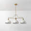 Lustre cylindrique unique à 3 lumières Beckett