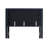 Navy Upholstered Headboard For Queen Bed, Button With Double Nailhead Decoration, Adjustable Metal Legs In Black, Assembly Required, Tool Included Tufting And Trim, Upholstery, Black Legs, Package-409499634