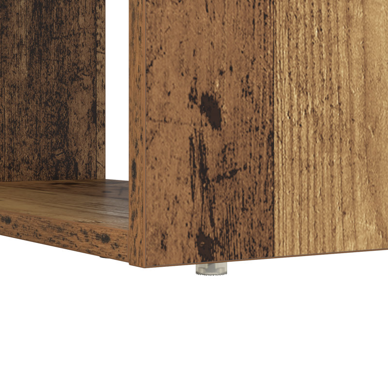Desk Engineered Wood Medium Desk, Old Wood